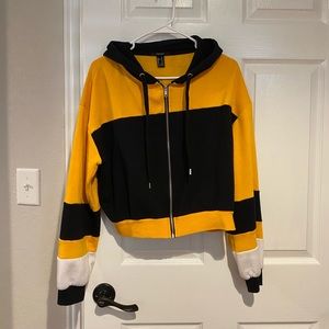 Forever 21 Colorblock Zip Up